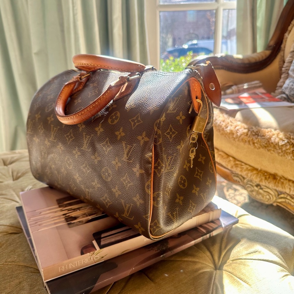 Louis Vuitton Monogram Brown speedy 30 - Picture 16 of 16